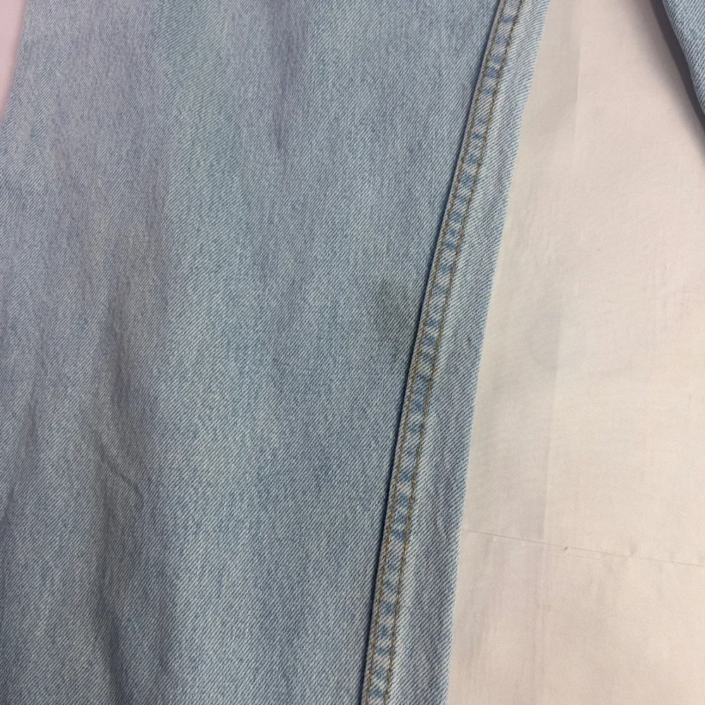 Vintage Levis 501 Light Wash Button Fly Jeans Made in USA Mens 36x34